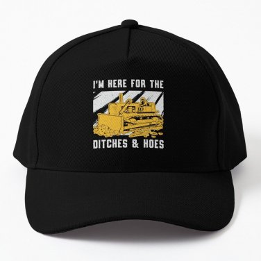 Bulldozer I'm Here Ditches Construction Baseball Cap Casquette Beach Hat Sports Caps Caps