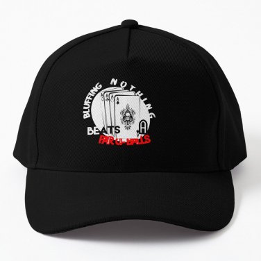 Bluffing Nothing Beats a Pair Balls Baseball Cap Casquette Anime Hat