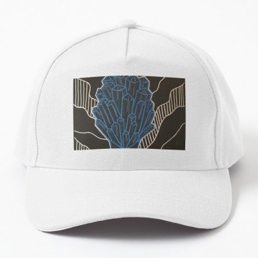 Blue Crystal Figure Baseball Cap Casquette Black Hat Hood Hat
