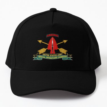 Army Army Special Operations Command Sine Pari Ssi w Ribbon X 300 Baseball Cap Casquette Hats Man