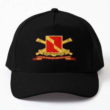 Army - 27th Field Artillery w Br - Ribbon Baseball Cap Hat Casquette Snapback