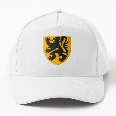 Arms Flanders Belgium Baseball Cap Casquette Caps Black Wild Ball Hat