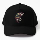 Antique Japanese Woodblock Print Cat With Flower Tattoos Baseball Cap Casquette Hat Tea Hats Cap