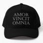 Amor Vincit Omnia Love Conquers All Latin Phrase Isan Creative Designs Cap Casquette Hat Cap
