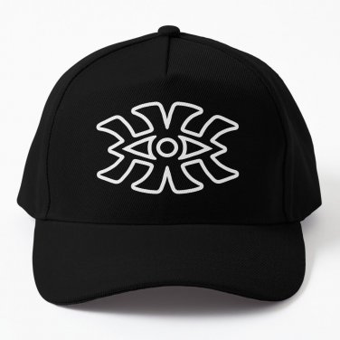 ALL SEEING EYE - EYECON . WHITE Baseball Cap Unisex Hat Casquette Snapback