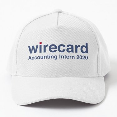 Funny Wirecard Meme Shirt Cap Baseball Cap Casquette Vintage Anime Cap