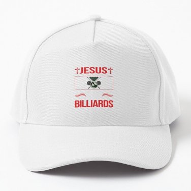 Funny Jesus Billiards Baseball Cap Casquette Rugby Hat Hat
