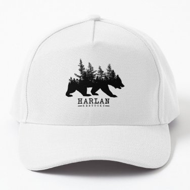 Bear Logo Design Harlan Kentucky Baseball Cap Casquette Icon Unisex Hat