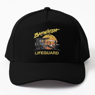 Baywatch Lifeguard Sunset 1989 Baseball Cap Casquette Hood Horse Hat