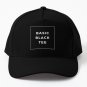 Basic Black Tee Minimalist Baseball Cap Unisex Hat Casquette Snapback
