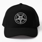 Baphomet Goat Head Inverted Pentagram Occult Satanic Logo Baphomet Occult Sigil Cap Hat