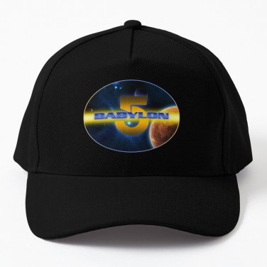 Babylon Space Station 5 with Planets and Stars Baseball Cap Hat Casquette Snapback