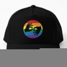ASL LGBTQ Rainbow American Sign Language Interpreter Symbol Hands Cap Unisex Hat