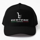 Bertone Logo Baseball Cap Hat Women Mens Black Casquette