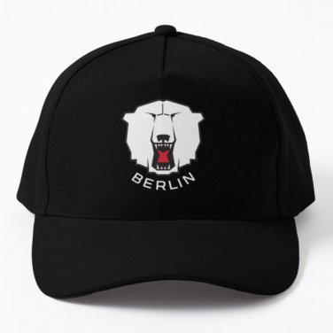 Berlin Bear Logo Eisbaren Berlin Logo Baseball Cap Hat Casquette Women Mens