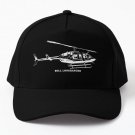 Bell Longranger Bell 206L3 Baseball Cap Hat Czapka Snapback Black Printed Hip Hop