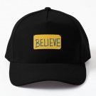 Believe Baseball Cap Hat Printed Hip Hop Black Czapka Casquette