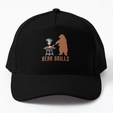 Bear Grills Bbq Baseball Cap Hat Casquette Hip Hop Women Snapback