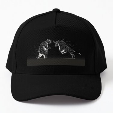Bear And Bull Baseball Cap Casquette Hat Hip Hop Mens Black
