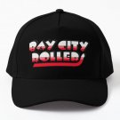 Bay City Rollers Baseball Cap Hat Snapback Casquette Printed Czapka Black