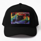 Batzilla Rainbow Bats Support Batzilla Baseball Cap Casquette Hat Black Snapback Women