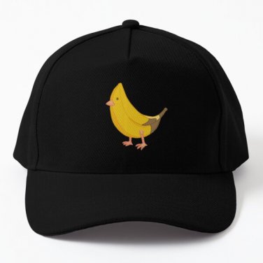 Banana Chicken Baseball Cap Hat Women Black Casquette Mens