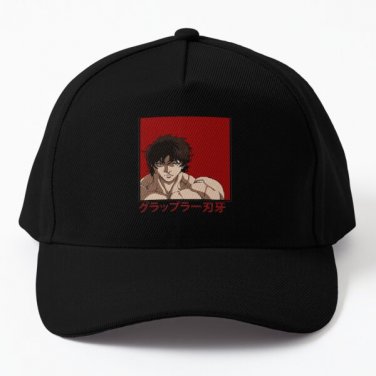 Baki Hanma Anime Baseball Cap Hat Casquette Black Women Snapback Mens
