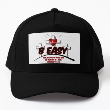 B Easy Baseball Cap Casquette Hat Snapback Black Women Mens Hip Hop