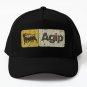 Azienda Generale Italiana Petroli Agip Baseball Cap Hat Czapka Black Casquette