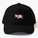 Axolotl Baseball Cap Hat Black Mens Women Snapback Hip Hop Casquette