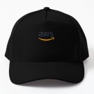 Aws Logo Essential Baseball Cap Hat Snapback Black Mens Casquette