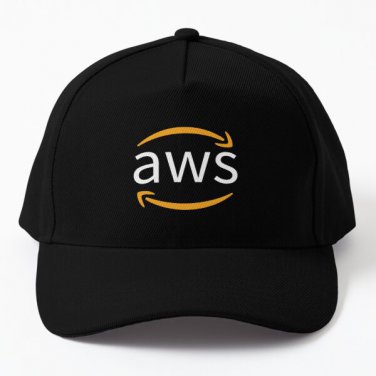 Aws Developer Logo White Baseball Cap Hat Black Mens Snapback Casquette Women