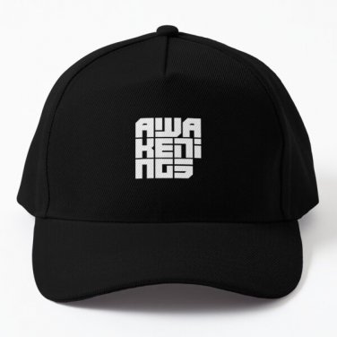 Awakenings Techno Music Baseball Cap Hat Mens Black Casquette Women Snapback