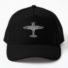 Aviation Baseball Cap Hat Hip Hop Casquette Women Snapback Black