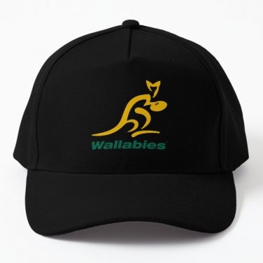 Australia Rugby Wallabies Yellow Wallaby Baseball Cap Hat Snapback Hip Hop Czapka