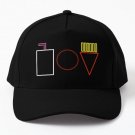 Athf Trio Baseball Cap Hat Printed Hip Hop Snapback Black
