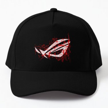 Asus Rog Gamer Baseball Cap Hat Casquette Black Women