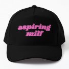 Aspiring Milf Baseball Cap Hat Casquette Black Snapback