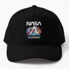 Artemis Earth Moon Mars Space Exploratio Baseball Cap Hat Casquette Black Snapback