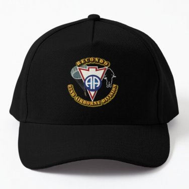 Army Recondo Para 82Ad Baseball Cap Hat Women Mens Casquette Black