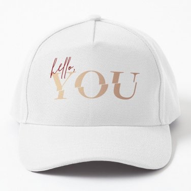 Hello You Baseball Cap Casquette Hats Baseball Cap Casquette Outing Golf Hats