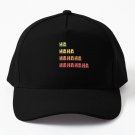 Haha Multicolored Text. Baseball Cap Casquette Hat Outing Beach Hat Thermal Hats