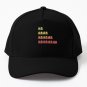 Haha Multicolored Text. Baseball Cap Casquette Hat Outing Beach Hat Thermal Hats
