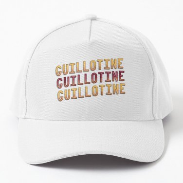 Guillotine Guillotine Guillotine Baseball Cap Casquette Hat Man