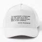 George Washinton Quote Encourage Literature And Arts Baseball Cap Casquette Derby Hat Anime Hat