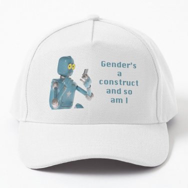 Gender's a Construct And Am Baseball Cap Casquette Hat Tea Hats Golf Hats Man