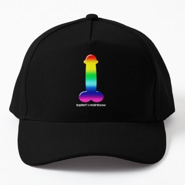 Gay Rainbow Penis Baseball Cap Casquette Hat Wild Ball Hat