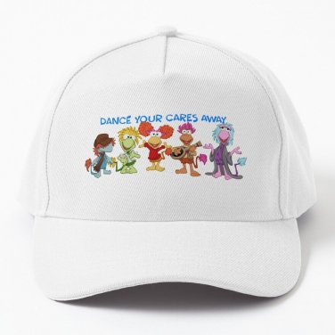 Fraggle Rock Dance Your Cares Away Baseball Cap Casquette Tea Hat