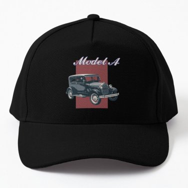 Ford Model A Baseball Cap Casquette Hat Thermal Ball Cap Black Hat