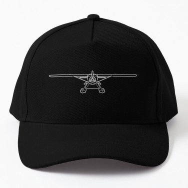 Float Plane Classic Aircraft White Outline Graphic Cap Casquette Hats Cap Casquette Hat Cap